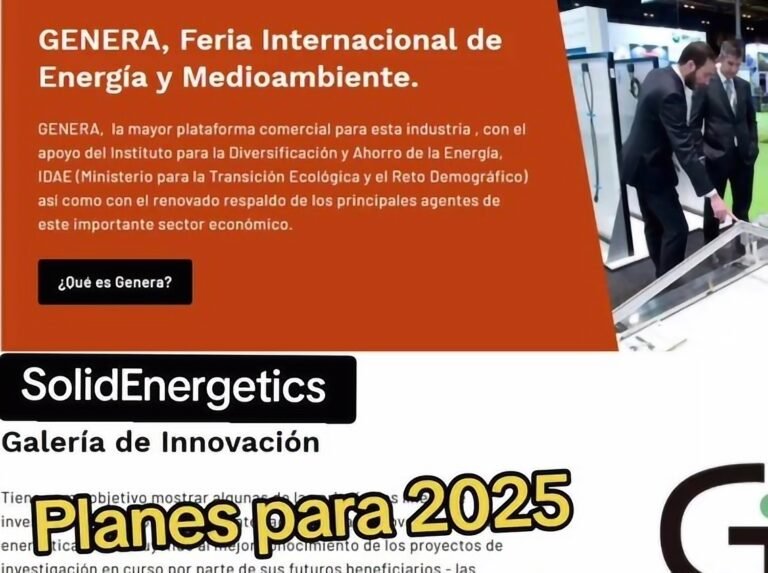 Preparativos para la Feria Internacional de Energía y Medioambiente 2025